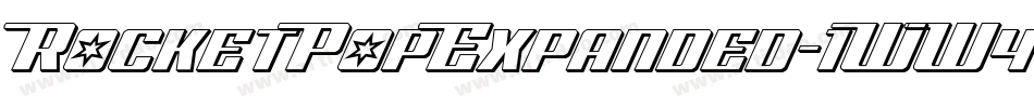 RocketPopExpanded-1WW4字体转换