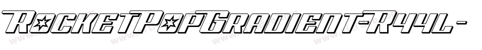 RocketPopGradient-R44l字体转换