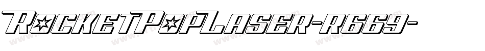 RocketPopLaser-r669字体转换