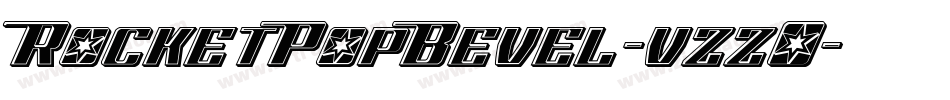 RocketPopBevel-vzzO字体转换