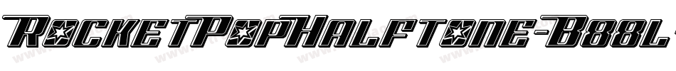 RocketPopHalftone-B88l字体转换