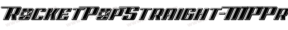 RocketPopStraight-MPPr字体转换