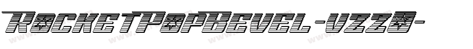 RocketPopBevel-vzzO字体转换