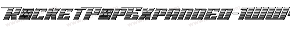 RocketPopExpanded-1WW4字体转换