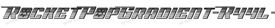 RocketPopGradient-R44l字体转换