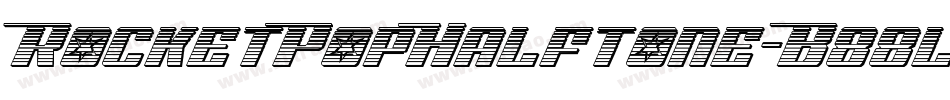 RocketPopHalftone-B88l字体转换