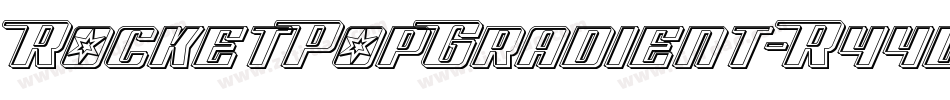 RocketPopGradient-R44l字体转换