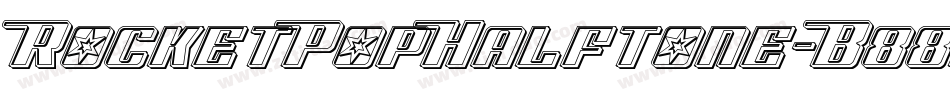 RocketPopHalftone-B88l字体转换