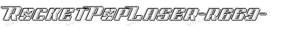 RocketPopLaser-r669字体转换
