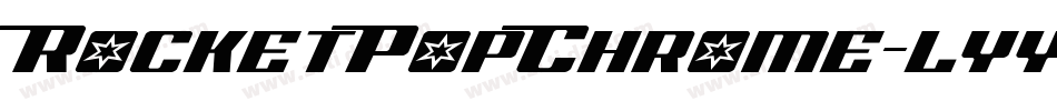 RocketPopChrome-lyye字体转换