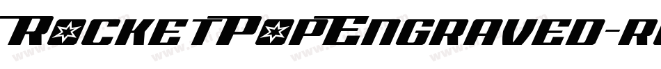 RocketPopEngraved-r66A字体转换