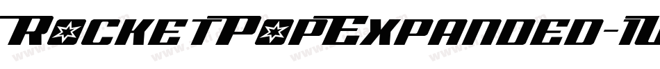 RocketPopExpanded-1WW4字体转换