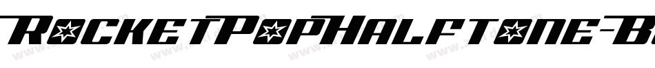 RocketPopHalftone-B88l字体转换
