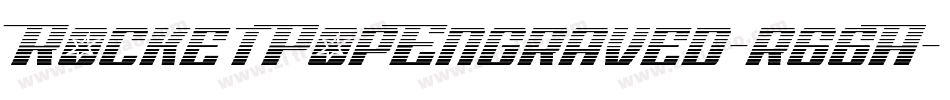 RocketPopEngraved-r66A字体转换