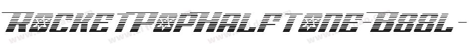 RocketPopHalftone-B88l字体转换