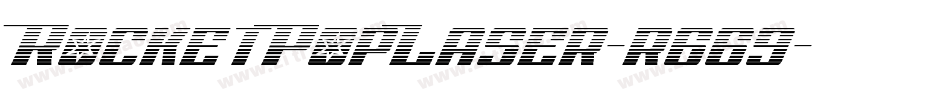 RocketPopLaser-r669字体转换