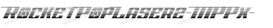 RocketPopLaser2-MPPx字体转换