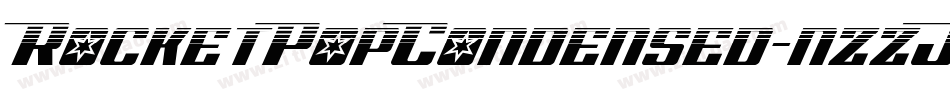 RocketPopCondensed-nzzJ字体转换