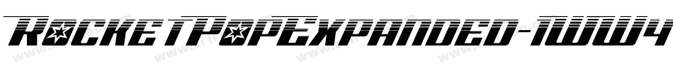 RocketPopExpanded-1WW4字体转换
