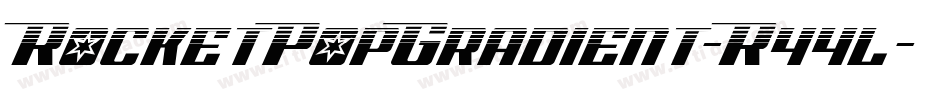 RocketPopGradient-R44l字体转换