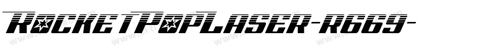 RocketPopLaser-r669字体转换