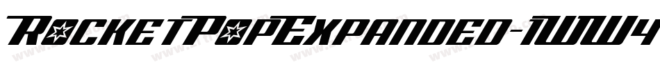 RocketPopExpanded-1WW4字体转换