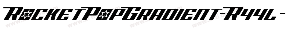 RocketPopGradient-R44l字体转换