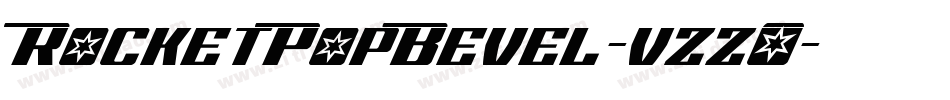 RocketPopBevel-vzzO字体转换