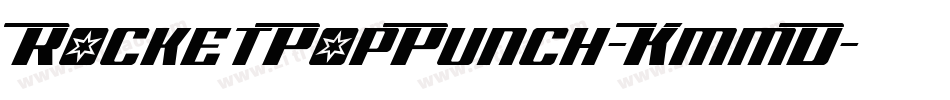 RocketPopPunch-KmmD字体转换