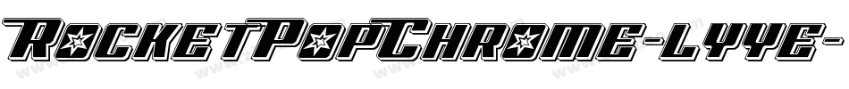 RocketPopChrome-lyye字体转换