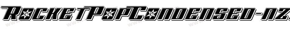 RocketPopCondensed-nzzJ字体转换