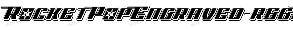 RocketPopEngraved-r66A字体转换