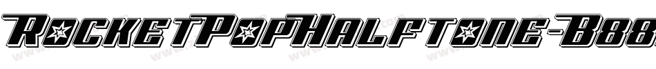 RocketPopHalftone-B88l字体转换