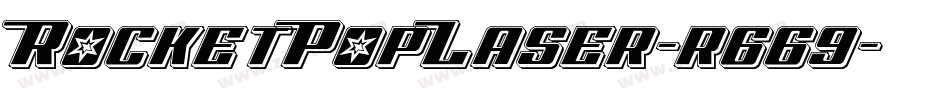RocketPopLaser-r669字体转换