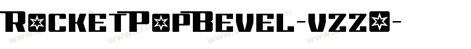 RocketPopBevel-vzzO字体转换