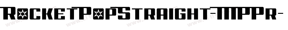 RocketPopStraight-MPPr字体转换
