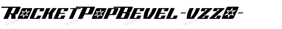 RocketPopBevel-vzzO字体转换