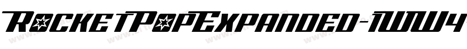 RocketPopExpanded-1WW4字体转换