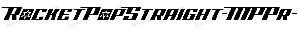 RocketPopStraight-MPPr字体转换