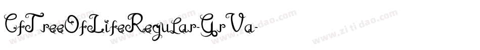 CfTreeOfLifeRegular-GrVa字体转换