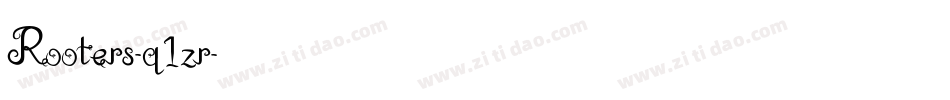 Rooters-q1zr字体转换