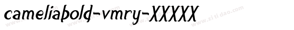 Cameliabold-vmRy字体转换