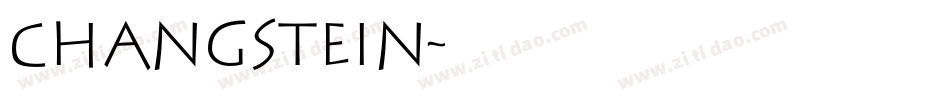 Changstein字体转换