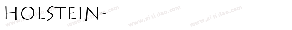 holstein字体转换