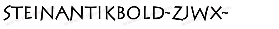 SteinantikBold-zJWX字体转换
