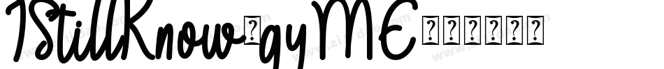 IStillKnow-gyME字体转换