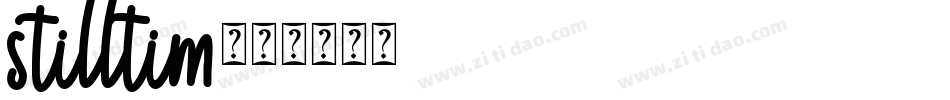 stilltim字体转换