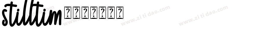 stilltim3字体转换