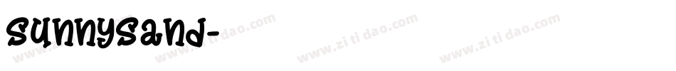 SunnySand字体转换