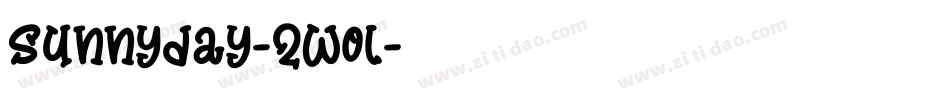 Sunnyday-2Wol字体转换